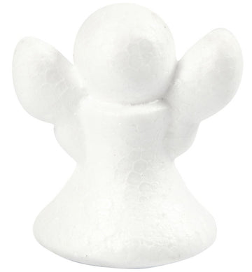Styropor-Engel weiß H: 6cm 5Stck.