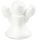 Styropor-Engel weiß H: 6cm 5Stck.