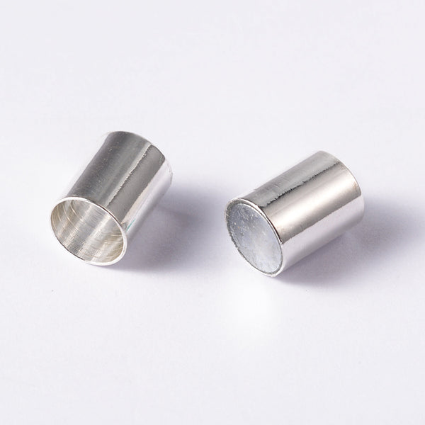 Magnetverschluss Röhre silber glänzend Kappel nickelfrei 10mm