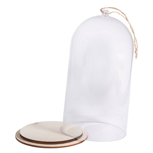 Kunststoffhaube mit Holzsockel zum Aufhängen