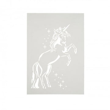 Universal-Schablone Einhorn Unicorn Schablone Schablone Vorlage Schablone DIN A4