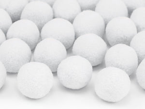 Plüsch Pompons Puschel Pompons Plüschball Bommel Plüsch Pompons 2cm 20 Stück