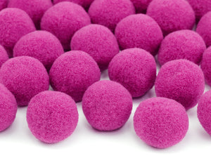Plüsch Pompons Puschel Pompons Plüschball Bommel Plüsch Pompons 2cm 20 Stück
