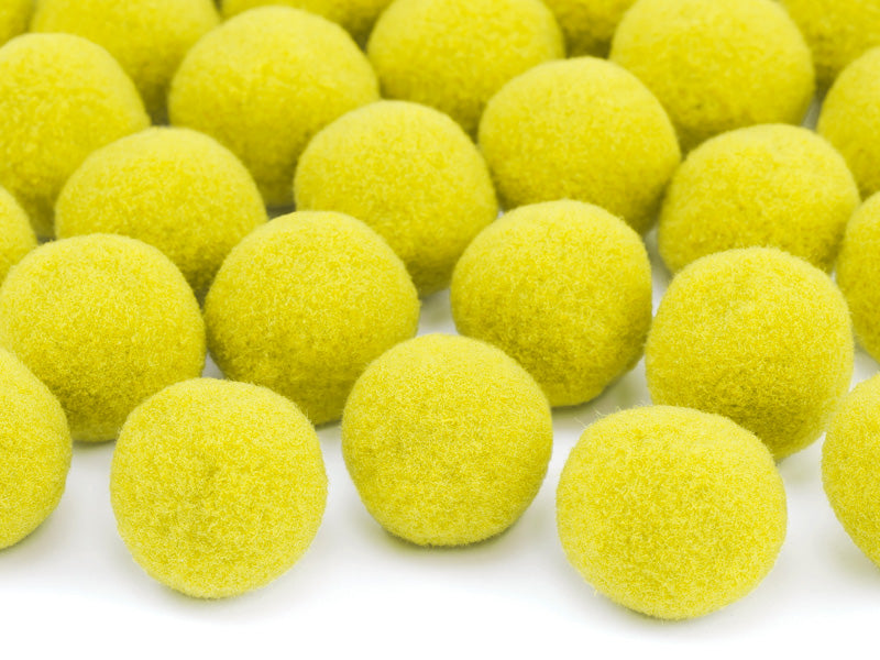 Plüsch Pompons Puschel Pompons Plüschball Bommel Plüsch Pompons 2cm 20 Stück