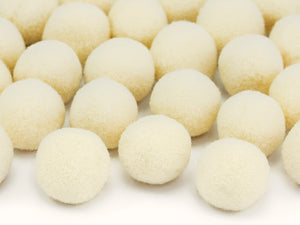 Plüsch Pompons Puschel Pompons Plüschball Bommel Plüsch Pompons 2cm 20 Stück