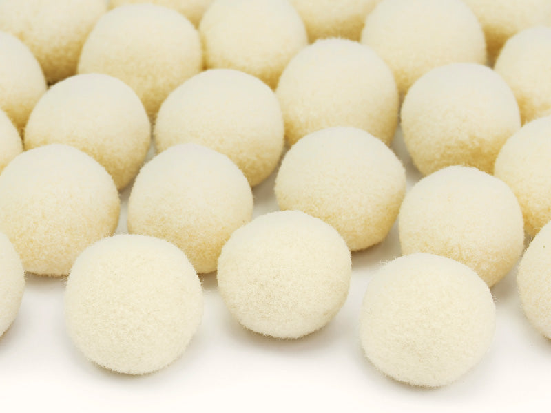Plüsch Pompons Puschel Pompons Plüschball Bommel Plüsch Pompons 2cm 20 Stück