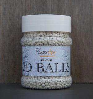 Powertex 3D-Bälle, mittelgroß, 230 ml