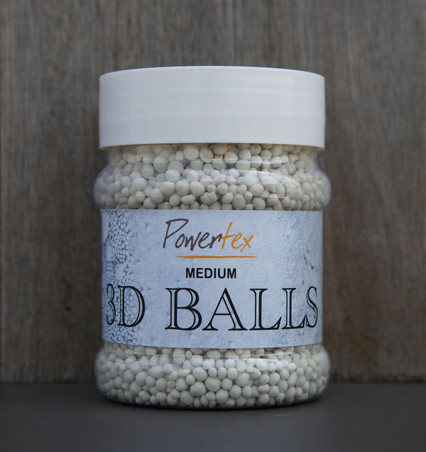 Powertex 3D-Balls Effekt-Strukturmedium medium 1,5 - 3mm 230ml