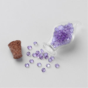 Miniphiole aus Glas Tropfen mit Korken 34x14.5mm 1 Stück