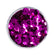 Pailletten pink magenta 30g 4000 Stück 6mm Paillettenschüssel Pailletten