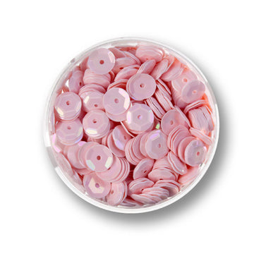 Pailletten-Schüssel rosa opak 6mm 30g 4000 Stück