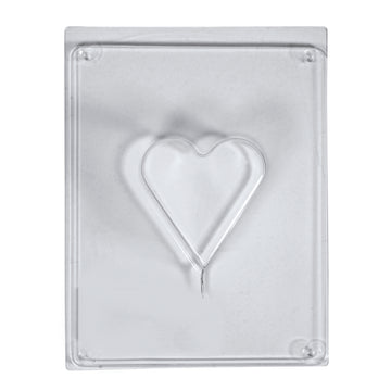 Gießform Herz PET Kunststoff 5,5cm