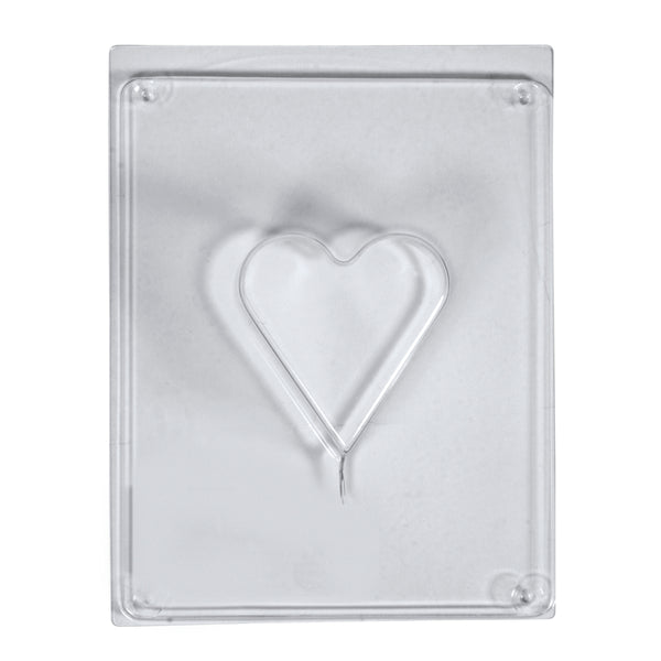 Gießform Herz PET Kunststoff 5,5cm