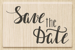 Stempel Save the Date  6,2x3,9 cm