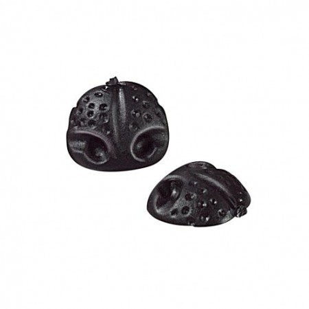 Tiernasen zum Kleben aus Kunststoff schwarz 4 Stück