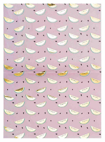 Decoupage-Papier, Papierflicken, Melone Heißfolie Gold, 300 x 430 mm, 1 Bogen
