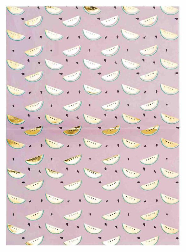 Decoupage Papier Paper Patch Melone Hot Foil gold 300x430mm 1 Bogen