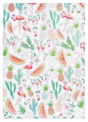 Decoupage Papier Paper Patch Tropical Spring 300x430mm 1 Bogen