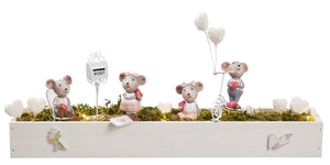 Holztablett BASIC lang 50x9x6cm