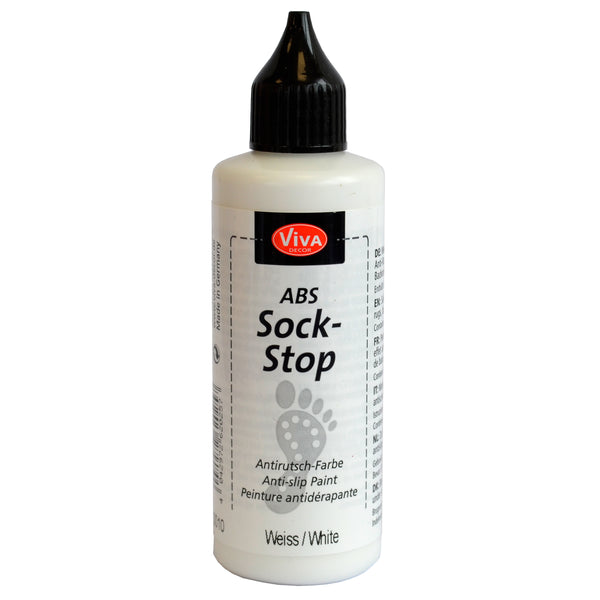 Sockenstopp (flüssige Sockensohle) ABS 80 ml Sock-Stopp Antirutsch-Farbe Anti-slip Paint