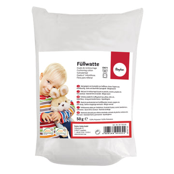 Füllwatte hochflauschig Flocken Beutel 50g