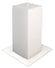 Stearinkerze Tower Quader weiß massiv 120x120x270mm
