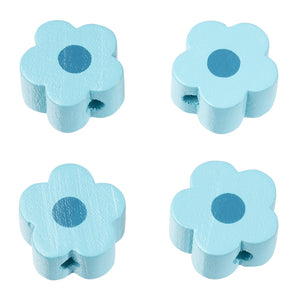 Schnulli Blümchen, 16x8mm, 13 verschiedene Farben