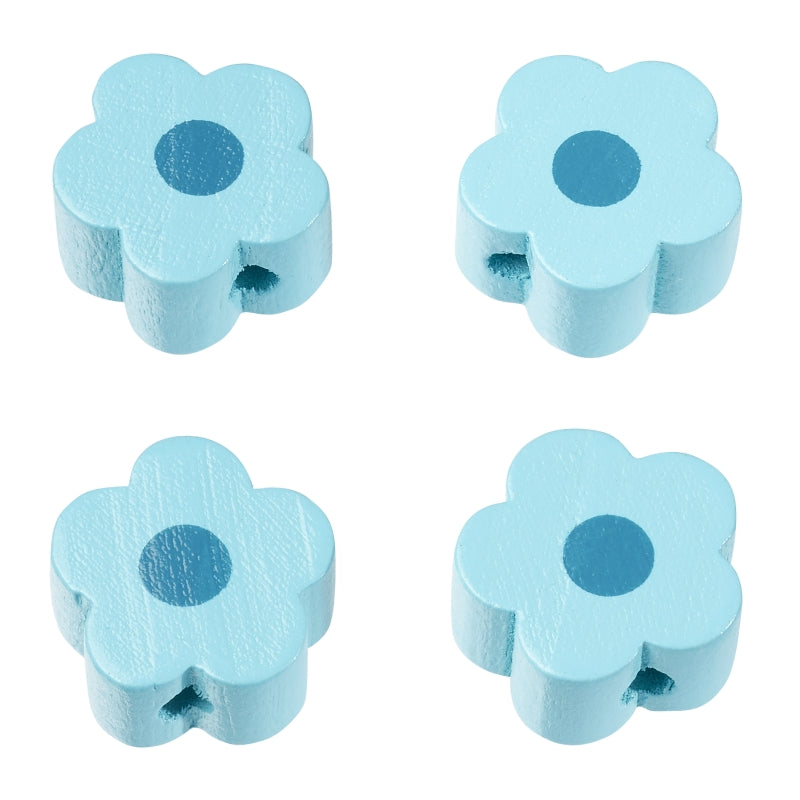 Schnulli Blümchen, 16x8mm, 13 verschiedene Farben