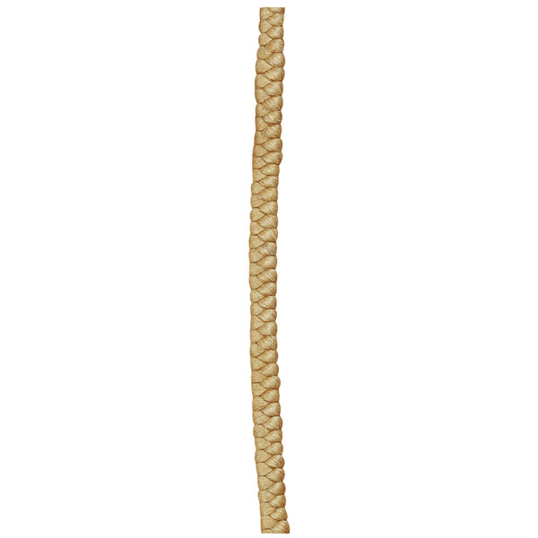 Puppenhaar Kreppwickelzopf geflochten 50cm