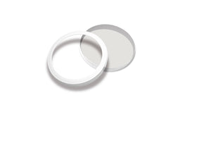 Laternendeckel und Boden klein 11 cm, 10 Sets