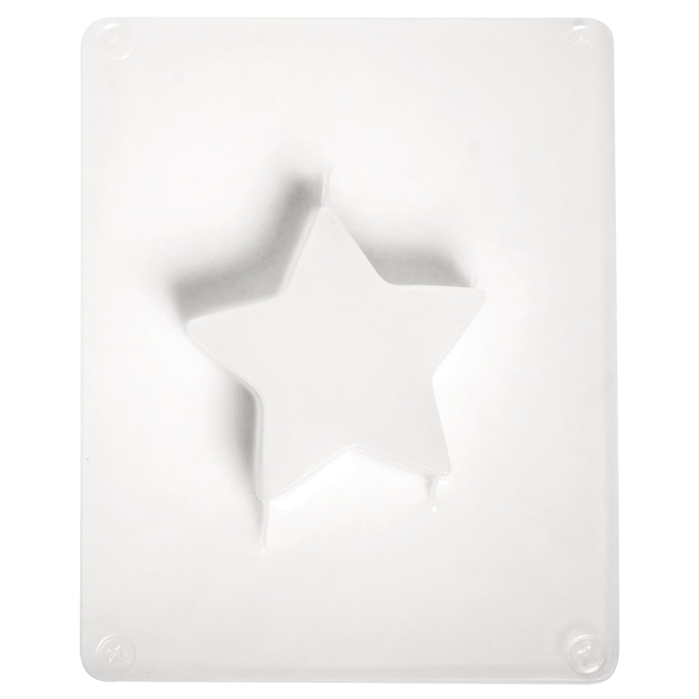 Betongießform Stern, 6,5 cm x 1,7 cm Gießform Gussform