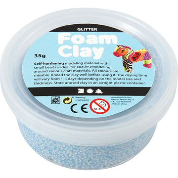Foam Clay lufttrocknende Modelliermasse mit kleinen Kügelchen 35 g / Dose