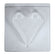 Herz Heart 18,5x20cm Gießform Casting Mould Gussform