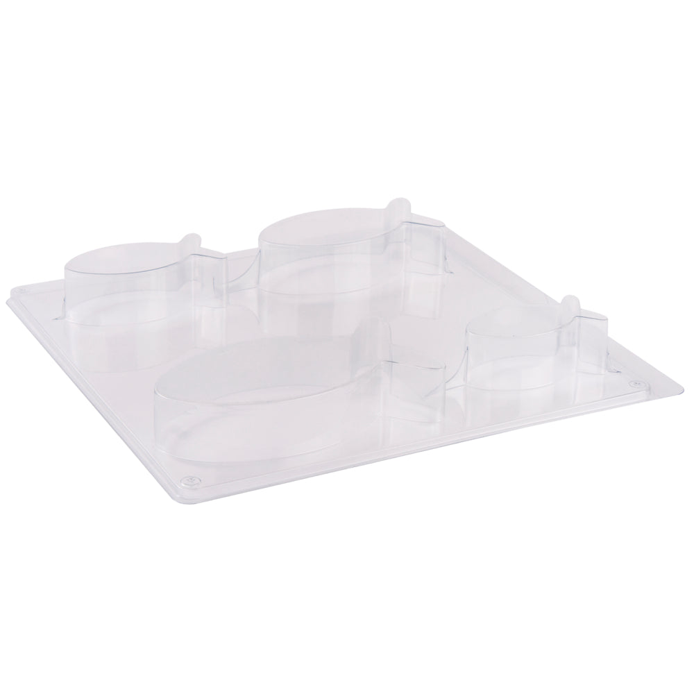 Gießformf 4 Fische 7,5-14,5x3,7-7,4cm Gussform Gießform