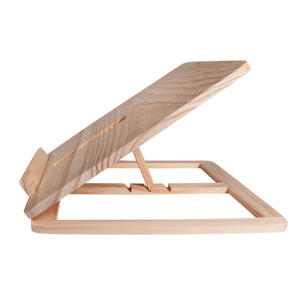 Holz Tabletständer Buchständer 28x21x3,4cm Buchständer Tabletständer Tablethalterung