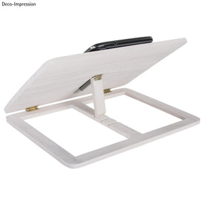 Holz Tabletständer Buchständer 28x21x3,4cm Buchständer Tabletständer Tablethalterung