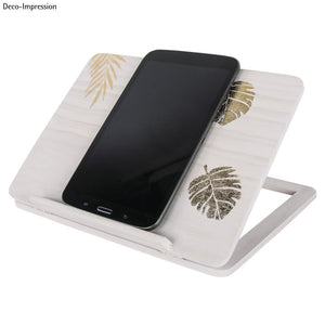 Holz Tabletständer Buchständer 28x21x3,4cm Buchständer Tabletständer Tablethalterung
