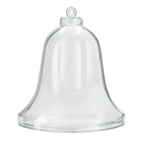 Plexiglas - Glocke teilbar transparent 9cm