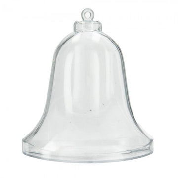 Plexiglas - Glocke teilbar transparent 9cm