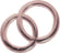 Wachseheringe 32mm roségold Eheringe Wachsdekor Wachsmotiv