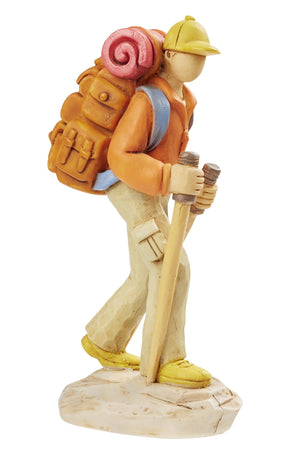 Miniaturfigur Wanderer 10cm Polyresinfigur