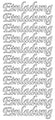 Konturensticker Einladung Stickerbogen Oberfläche matt 10x23cm