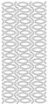 Konturensticker Fische Stickerbogen Oberfläche matt 10x23cm