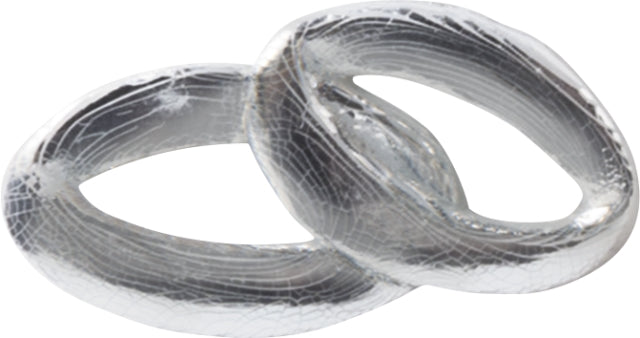 Wachseheringe oval hochglänzend 34mm