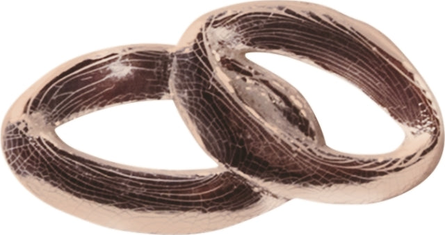 Wachseheringe oval hochglänzend 34mm