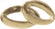 Wachseheringe oval hochglänzend 34mm