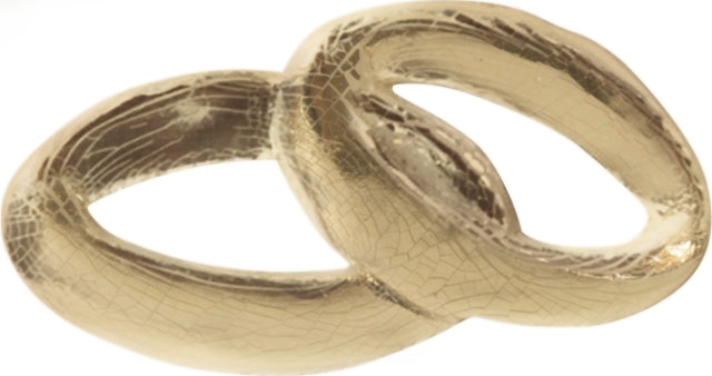 Wachseheringe oval hochglänzend 34mm