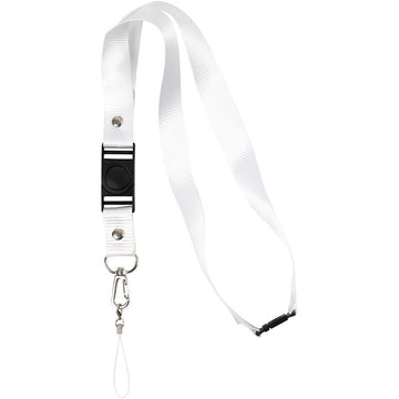 Schlüsselband 53x2cm, weiß, 5 Stück/Btl. Schlüsselband Schlüsselanhänger