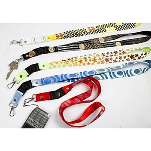 Schlüsselband 53x2cm, weiß, 5 Stück/Btl. Schlüsselband Schlüsselanhänger