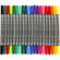 Textilmarker 20er Set, doppelseitig, lichtecht, waschbar, Stoffmalstifte Stoffmarker Textilmarker Textilstifte